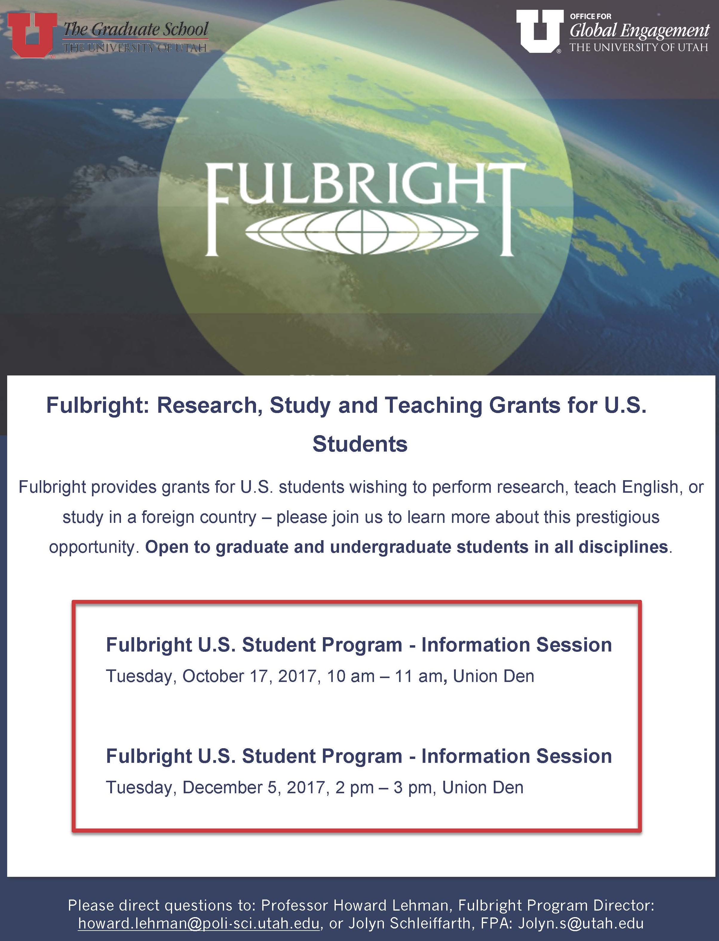 Fulbright Scholar Program for U faculty